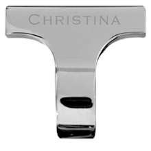 18 mm T-bar sæt i stål fra Christina Design Londons Collect serie